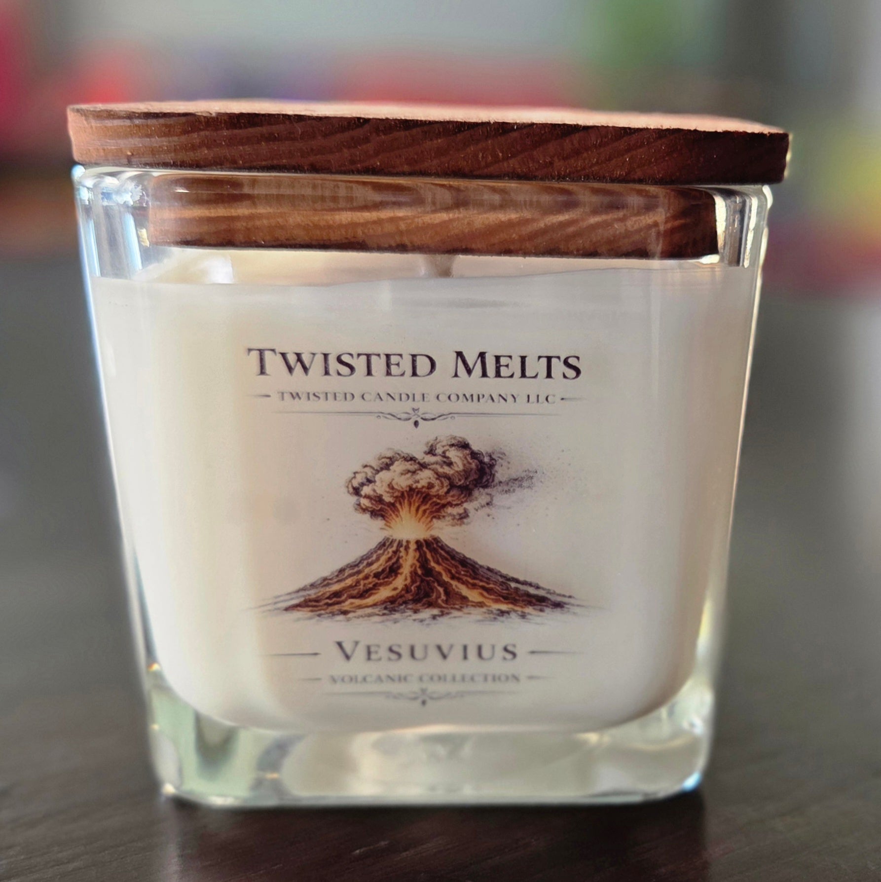 Scented Soy Candle. Vesuvius