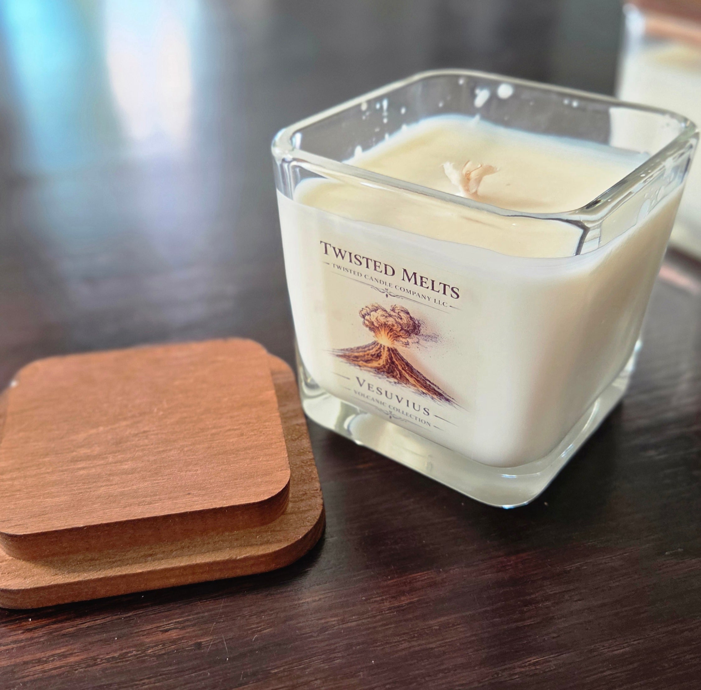 Scented Soy Candle. Vesuvius