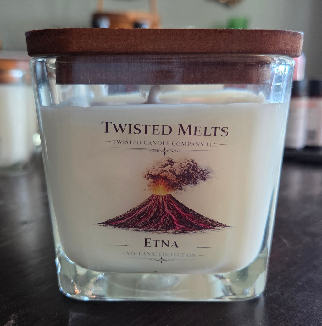 Scented Soy Candle. Etna