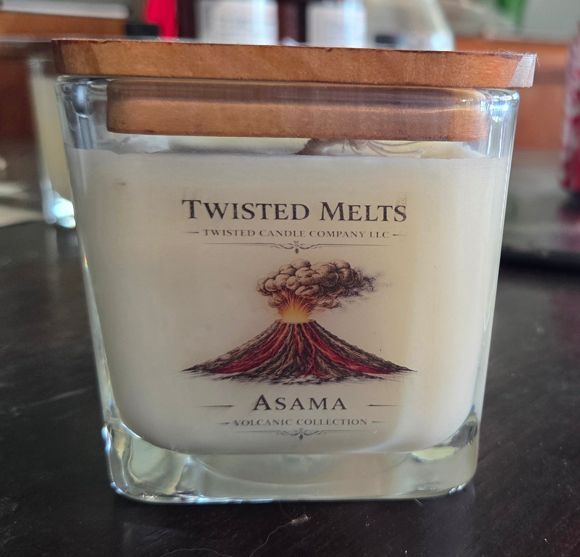 Scented Soy Candle. Asama